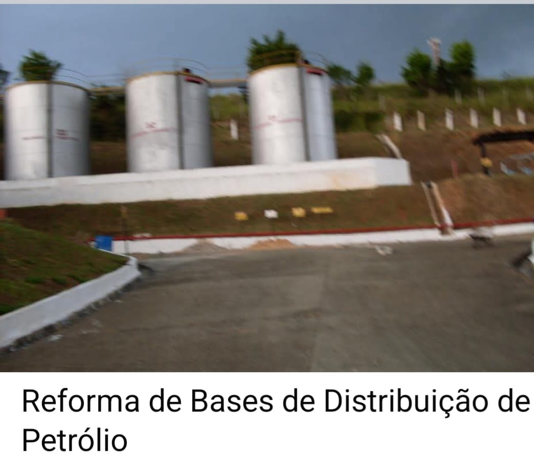 Reforma de base de distribuição de petróleo